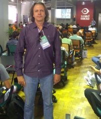 O diretor do Polo de Inova&ccedil;&atilde;o, Alexandre Pimenta, apresentou na mesa-redonda os projetos desenvolvidos internamente pelo &oacute;rg&atilde;o