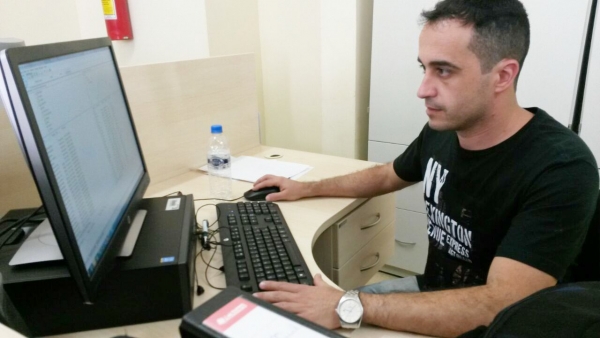 O analista de Tecnologia da Informa&ccedil;&atilde;o, Andr&eacute; Luiz da Silva, est&aacute; desde mar&ccedil;o deste ano prestando servi&ccedil;os para o Polo 
