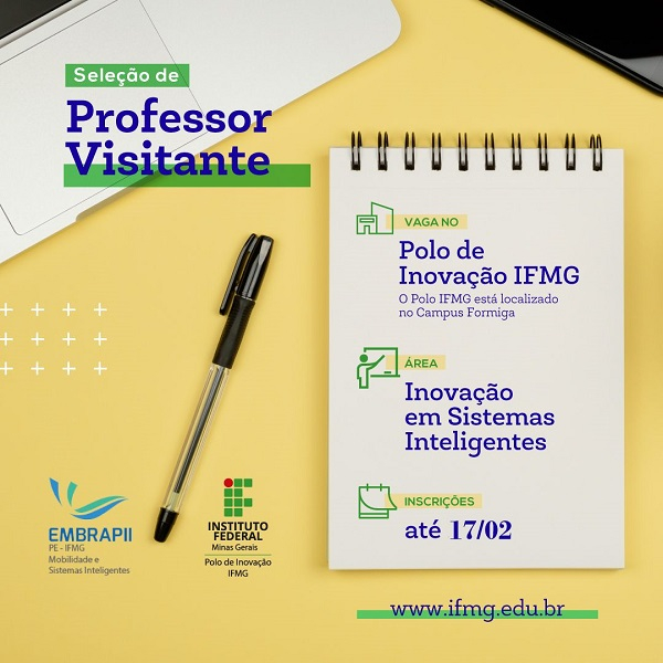 Polo IFMG abre as inscri&ccedil;&otilde;es para contrata&ccedil;&atilde;o de professor visitante